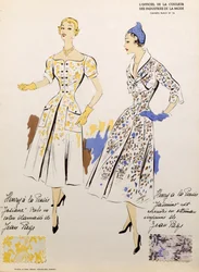 Sketches and Fabric Swatches, from 